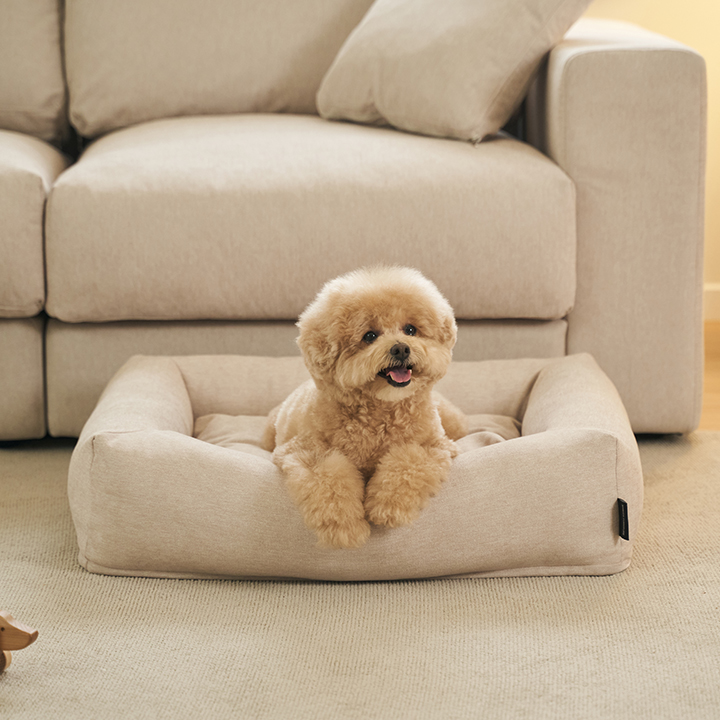 ●역마진특가●꼼미 프리미엄 범퍼형 강아지 방석 애견 쿠션 L_커버분리