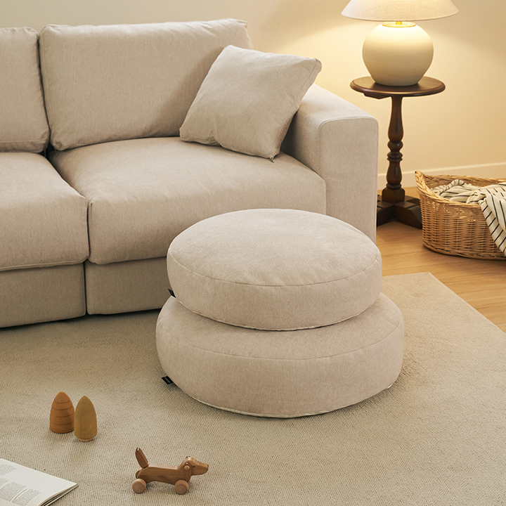 ●역마진특가●꼼미 프리미엄 빈백형 강아지 방석 애견 쿠션 M_커버분리