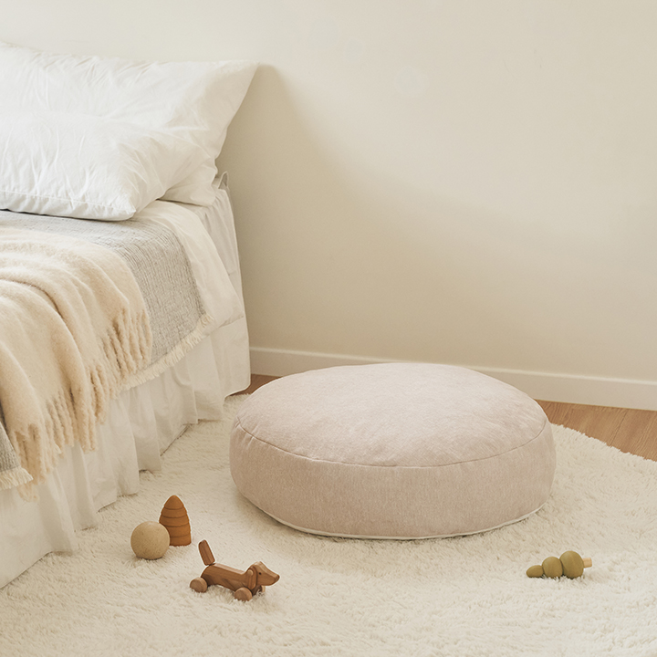 ●역마진특가●꼼미 프리미엄 빈백형 강아지 방석 애견 쿠션 M_커버분리