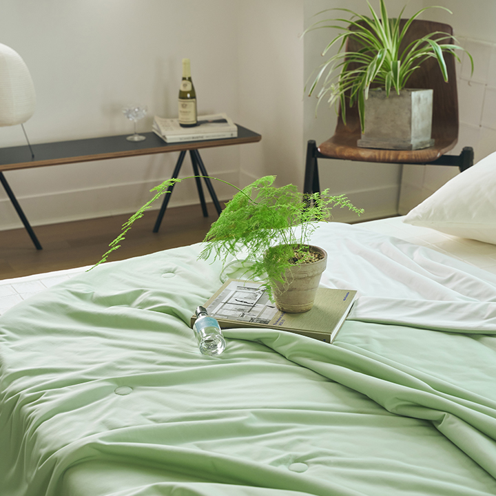 [삼익가구]스노우슬립 쿨링 냉감 차렵이불 풀세트 SS(이불+패드+베개커버)