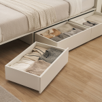 르메인 패브릭 LED 3단 수납 침대(SS/Q)