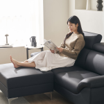 &hearts;신상할인&hearts;더컴포트 3/4인용 헤드틸팅 가죽 소파(스툴제외/포함)