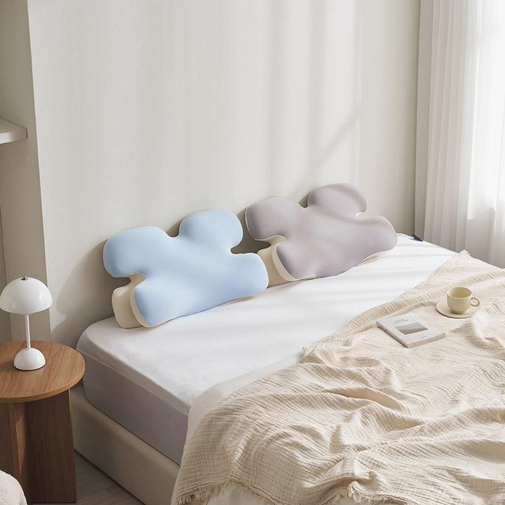 ★1+1할인★레스트코어 목이 편한 경추 베개 거북목 일자목 숙면 메모리폼 베개(2EA) 무료배송