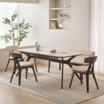 ★30%쿠폰★비안트 포세린 세라믹 원목 식탁 1400/1800 풀세트