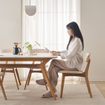 ★30%쿠폰★비안트 포세린 세라믹 원목 식탁 1400/1800 풀세트