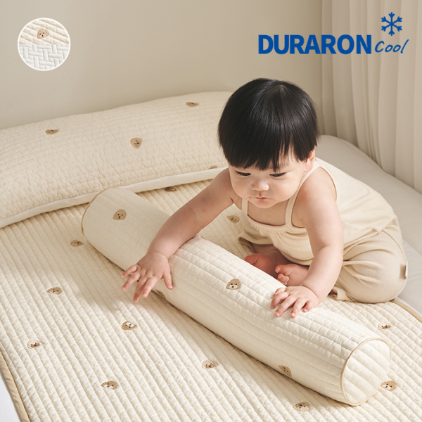 [삼익가구]쁘띠레브 100수 순면 듀라론 냉감 양면패드 유아 쿨매트 60x90
