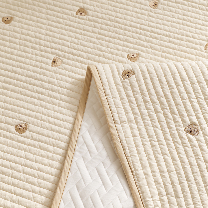 [삼익가구]쁘띠레브 100수 순면 듀라론 냉감 양면패드 유아 쿨매트 60x90