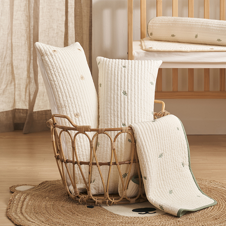 [삼익가구]쁘띠레브 100수 순면 듀라론 냉감 유아 와이드 양면베개