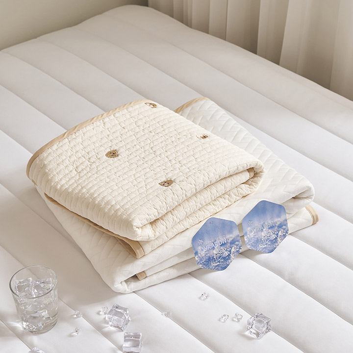 &hearts;신상할인&hearts;쁘띠레브 100수 순면 듀라론 냉감 양면패드 유아 쿨매트