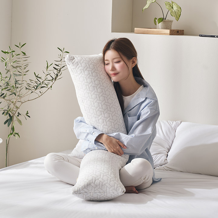 &hearts;무료배송&hearts;에어리쿨 듀라론 롱쿠션 긴베개 냉감 바디필로우(90/120cm)