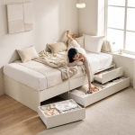 ◈공식몰단독혜택◈식스 6단 400/800 서랍 빅수납 침대(SS/Q)