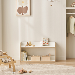 [삼익가구]키디즈 800 2단 교구장 E0등급 어린이 전면책장