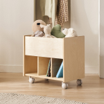 ●한정특가●리브포레 와이드 이동식 북카트 어린이 트롤리