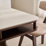 ★10%쿠폰★오비뜨 포세린 세라믹 4/6인용 수납형 원목 식탁 1400/1800 테이블