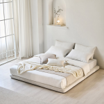 ★삼.신.페/매트무료업★슬립이즈 헤드/무헤드 저상형 아쿠아텍스 침대(SS/Q/LK)