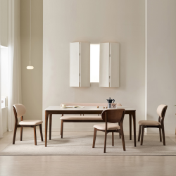 [삼익가구]시에나 포세린 통세라믹 6인용 원목 식탁 1800 테이블