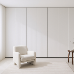 [삼익가구]플렉스핏 E0등급 PET 무몰딩 무광 여닫이 붙박이장 30cm(3colors)