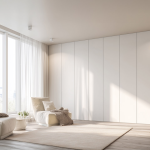 &hearts;신상할인&hearts;더프라임 E0등급 LPM 무몰딩 무광 여닫이 붙박이장 15cm/30cm(3colors)