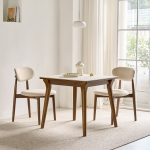 &hearts;신상할인&hearts;나폴리 포세린 세라믹 2인용 원목 800 식탁세트(의자2)