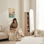 ★삼.신.페★로들리 라운드 일반/와이드 수납 전신 거울