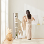 ★삼.신.페★로들리 라운드 일반/와이드 수납 전신 거울