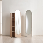 ★삼.신.페★로들리 라운드 일반/와이드 수납 전신 거울