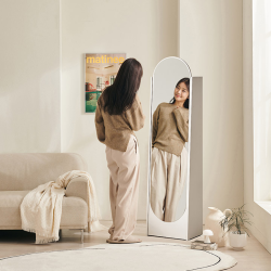 ★삼.신.페★로들리 라운드 일반/와이드 수납 전신 거울