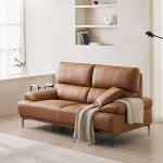 ★스툴쿠션증정★단트 프리미엄 천연면피 소가죽 3/4인용 소파