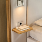 ★삼.신.페/매트무료UP,10%쿠폰★에포트 LED조명 패브릭 원목 침대(Q/K/LK)