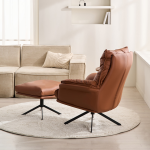 ★199한정특가/신상★슬로버 1인용 가죽 안락의자 수유의자 360도 회전 소파(스툴선택)