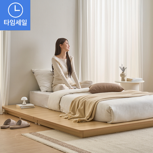 ◈매트무료UP◈로우브 저상형 깔판 평상형 침대(SS/Q/K/LK)