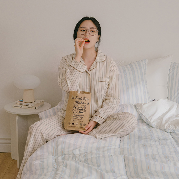 [린넨엔어너더]Aller Better 다운필 차렵이불 (단품/세트)(SS/Q)