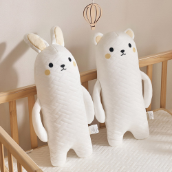 [린넨엔어너더]블랑 듀라론 냉감 아기 애착인형 토끼 곰/유아 쿠션