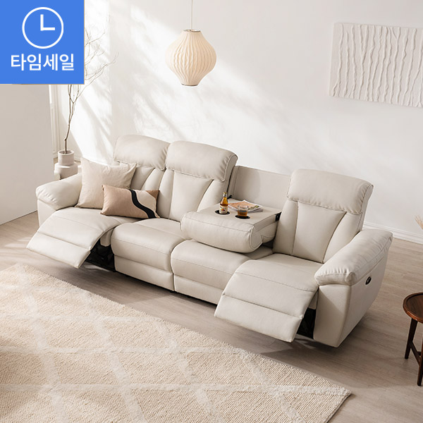 ◈타임특가◈프라임 USB 3인/4인/6인 전동 리클라이너 가죽/아쿠아텍스 소파