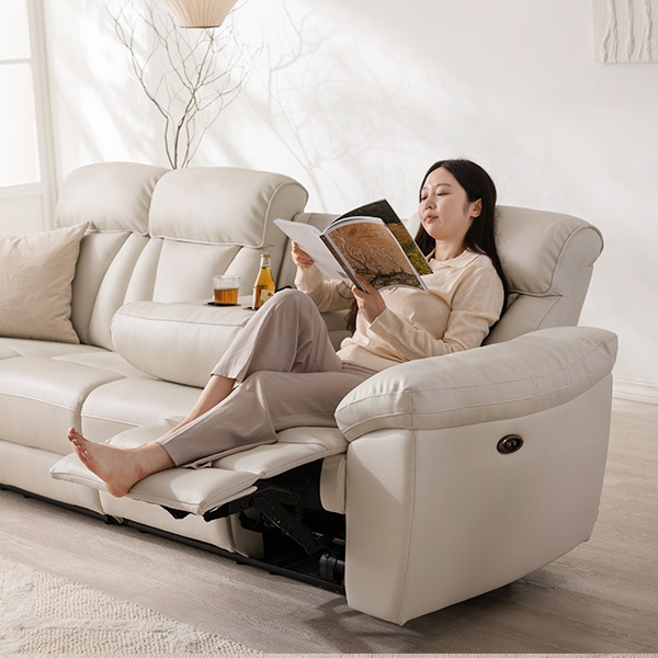 ◈타임특가◈프라임 USB 3인/4인/6인 전동 리클라이너 가죽/아쿠아텍스 소파