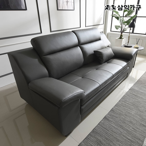 ★카우치무료UP★버나드 4인 천연소가죽 허리가 편한 소파