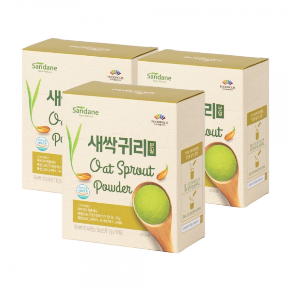 산다네 국내산 새싹귀리 유기농 가루 분말 스틱 1.2g x 105포