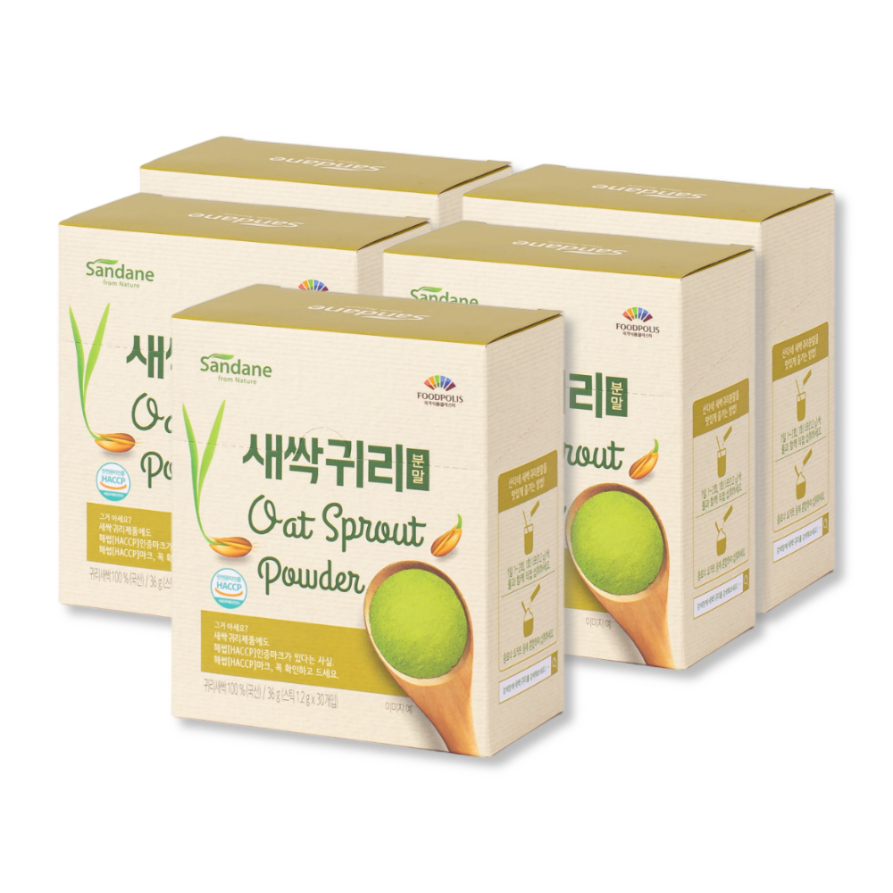 산다네 국내산 새싹귀리 유기농 가루 분말 스틱 1.2g x 175포