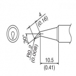 HAKKO T18-BR02(FX-888D/FX-600) 인두팁