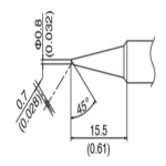 HAKKO T18-C08(FX-888D/FX-600) 인두팁