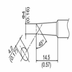 HAKKO T18-C4(FX-888D/FX-600) 인두팁
