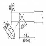 HAKKO T18-C5(FX-888D/FX-600) 인두팁
