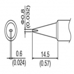 HAKKO T18-D08(FX-888D/FX-600) 인두팁