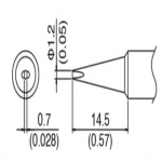 HAKKO T18-D12(FX-888D/FX-600) 인두팁