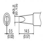 HAKKO T18-D32(FX-888D/FX-600) 인두팁