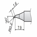 HAKKO T12-JS02 FX951/952용 인두팁