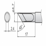 HAKKO T12-KF FX951/952용 인두팁