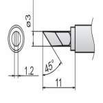 HAKKO T12-KU FX951/952용 인두팁