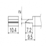 HAKKO T12-1401 FX951/952용 인두팁