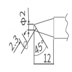HAKKO T20-BC2(FX-838용) 인두팁